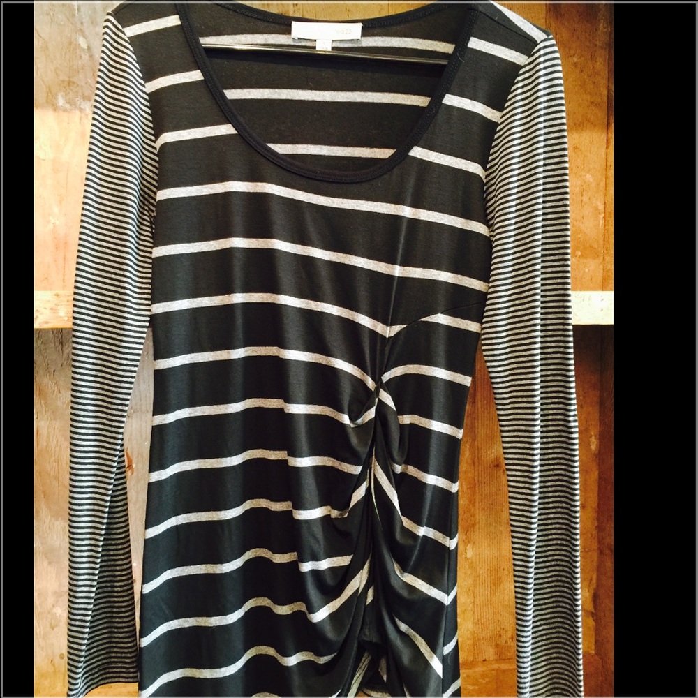 Red23 striped shirt size.
